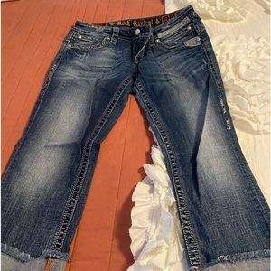 Pants and jeans. Rock revival, Calvin Klein, Maurice’s and silver brands.